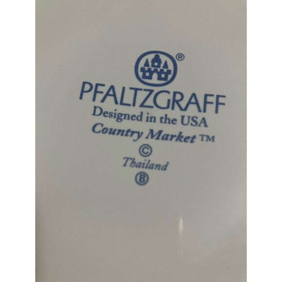 Vintage Strawberry and fruit  Pfaltzgraff Country Market 12" Serving Platter - Picture 8 of 15